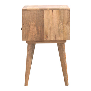 1 Shelf 1 Drawer Mango Wood Bedside Table