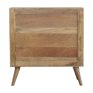 Resin Inlay Wooden Cabinet