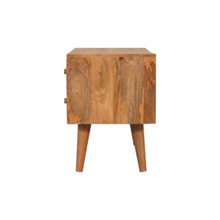 Nepal TV Stand, Bone Inlay