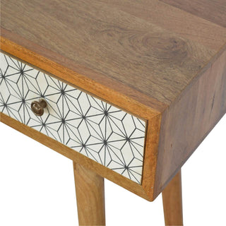 Prima 3 Drawer Console Table, Mango Wood