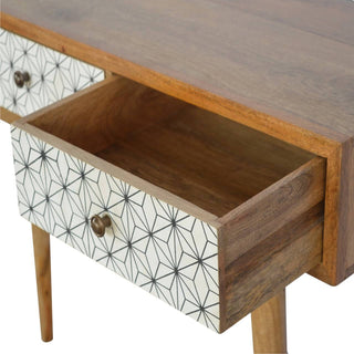 Prima 3 Drawer Console Table, Mango Wood