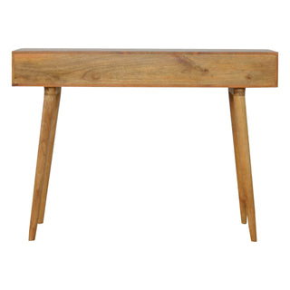 Prima 3 Drawer Console Table, Mango Wood