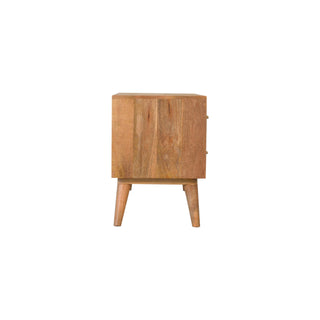 Wooden Resin Inlay TV Unit With Storage