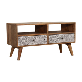 Screen Printed Wooden TV Unit