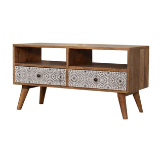 Screen Printed Wooden TV Unit