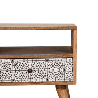 Screen Printed Wooden TV Unit