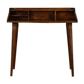 Mango Wood Writing Desk, Chestnut Finish