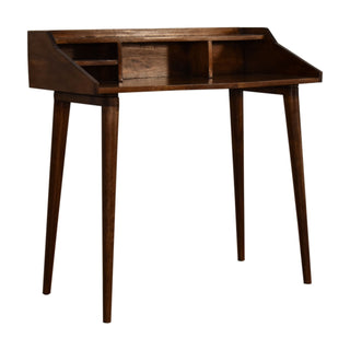 Mango Wood Writing Desk, Chestnut Finish