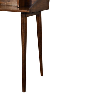 Mango Wood Writing Desk, Chestnut Finish