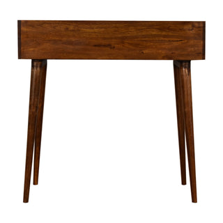 Mango Wood Writing Desk, Chestnut Finish