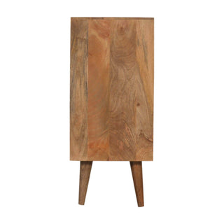 Acadia Mango Wood Cabinet, Teal