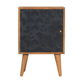 Acadia Bedside Table, Navy
