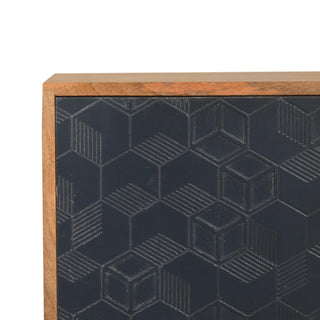 Acadia Bedside Table, Navy