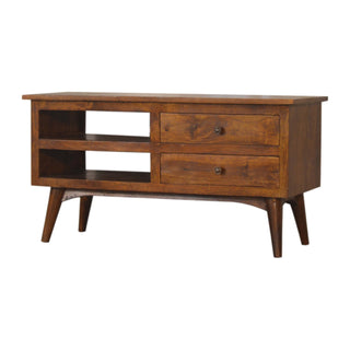 Nordic Wooden TV Unit with Storage