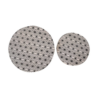 Prima Nest of Tables, Mango Wood in Oak Finish