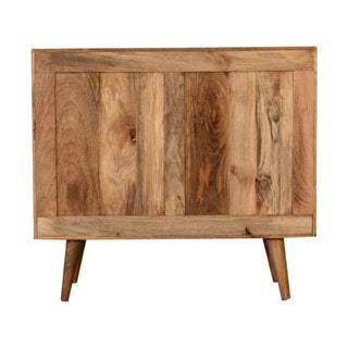 Muna Cabinet in Solid Mango Wood with Oak Finish