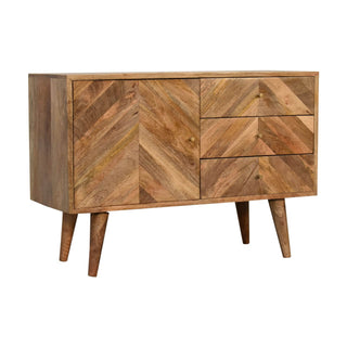 Muna Sideboard with 3 Drawers and 1 Cabinet in Mango Wood