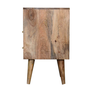 Honeycomb Bedside Table, Teal