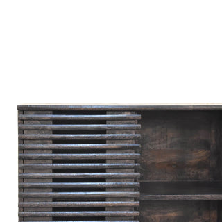 Kobe Cabinet - Mango Wood in Ash Black Finish