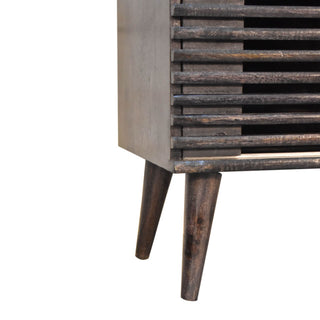 Kobe Cabinet - Mango Wood in Ash Black Finish