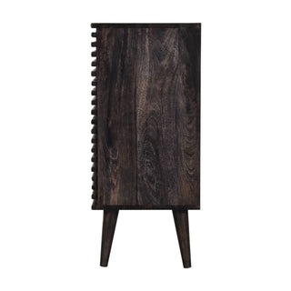 Kobe Cabinet - Mango Wood in Ash Black Finish