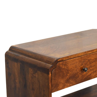 Mango Wood Newton Console Table with 2 Drawers