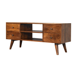 Nordic TV Stand, Chestnut