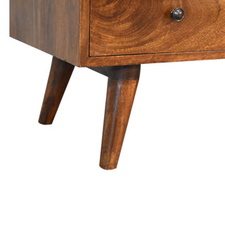 Nordic TV Stand, Chestnut