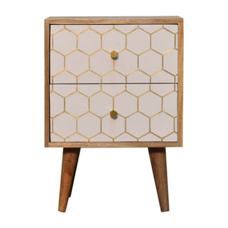 Cassia Mango Wood Bedside Table