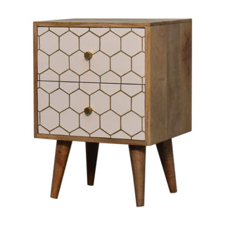 Cassia Mango Wood Bedside Table