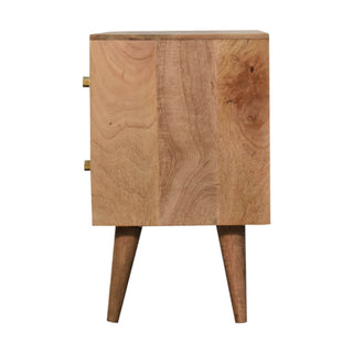 Cassia Mango Wood Bedside Table