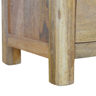 3 Drawer Mango Wood Bedside Table
