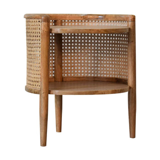 Mango Wood Larissa Display Bedside Table