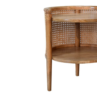 Mango Wood Larissa Display Bedside Table