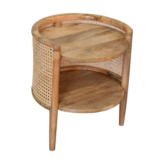 Mango Wood Larissa Display Bedside Table