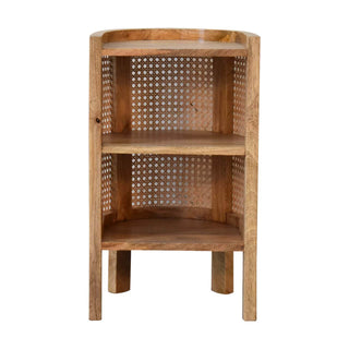 Mango Wood Larissa Narrow Display Bedside Table