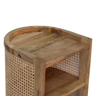 Mango Wood Larissa Narrow Display Bedside Table