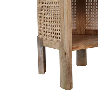 Mango Wood Larissa Narrow Display Bedside Table