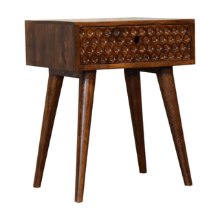 Torun Bedside Table, Chestnut