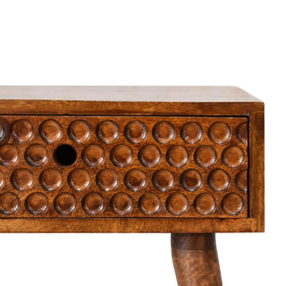 Torun Bedside Table, Chestnut