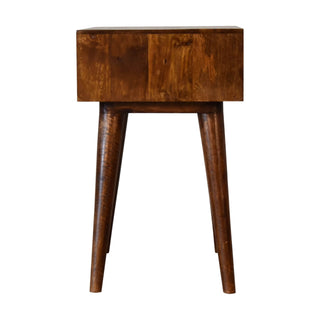 Torun Bedside Table, Chestnut