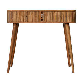 Mokka Console Table, Mango Wood in Oak Finish