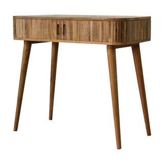 Mokka Console Table, Mango Wood in Oak Finish