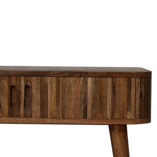 Mokka Console Table, Mango Wood in Oak Finish