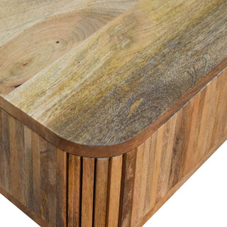 Mokka Console Table, Mango Wood in Oak Finish