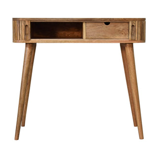 Mokka Console Table, Mango Wood in Oak Finish