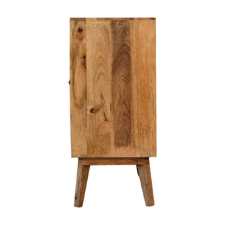 Mango Wood Safi Cabinet with Two-Tone Finish