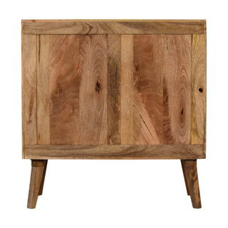 Mango Wood Safi Cabinet with Two-Tone Finish