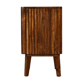 Reeve Bedside Table, Chestnut Finish