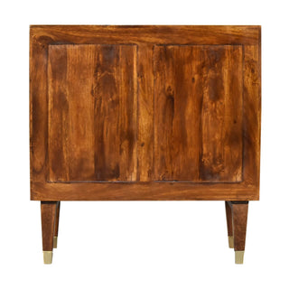 Brass Plated Mango Wood Cabinet